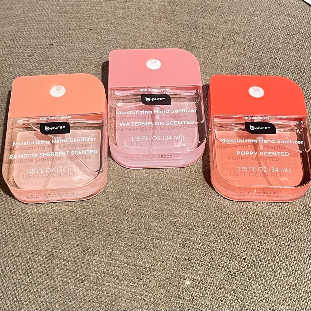 B Pure Hand Sanitizer Spray bundle of three
